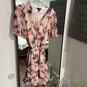 Vera Wang Ruffle Dress